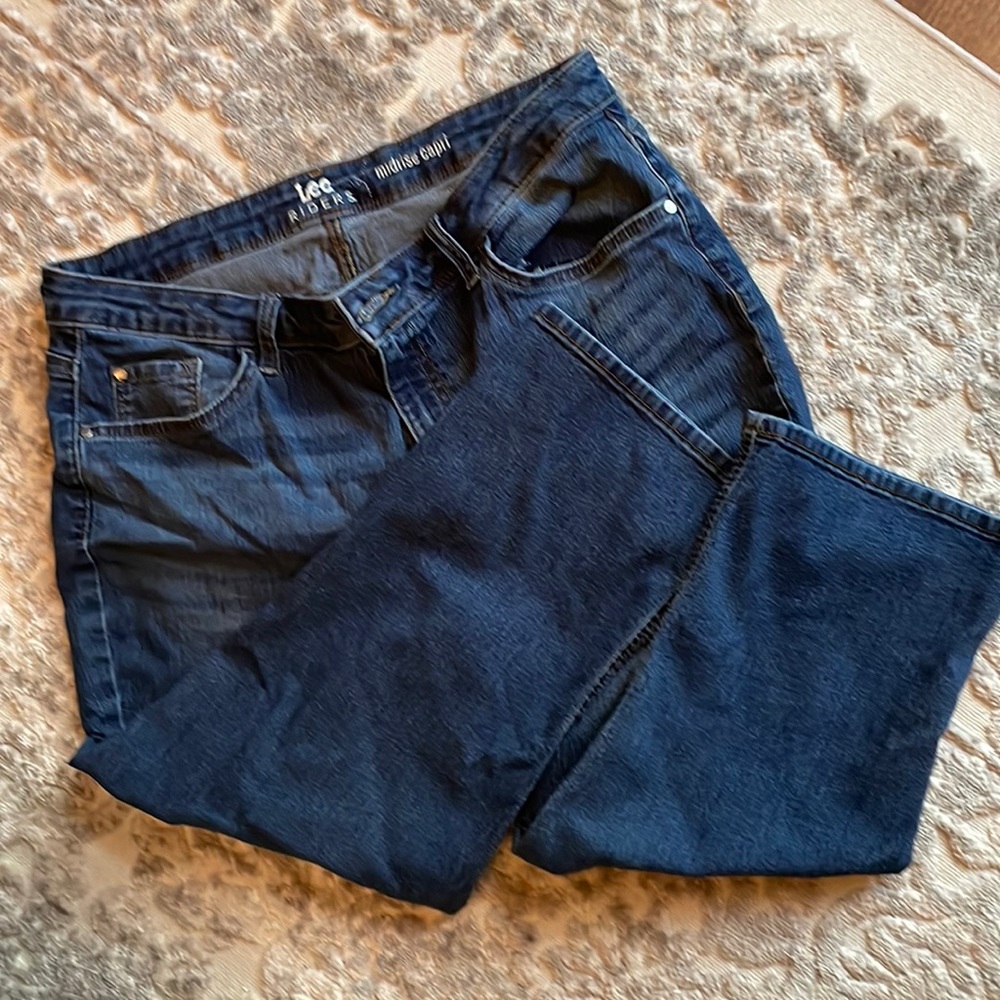 Denim capris